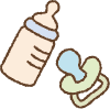 哺乳瓶のアイコン