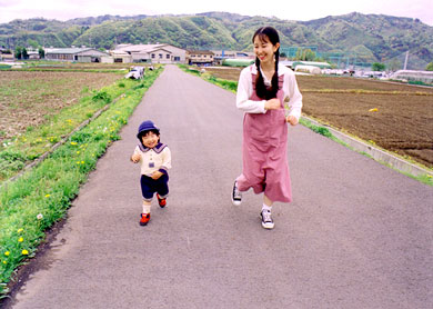 初めてのかけっこ