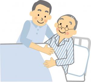介護士とおじいさん