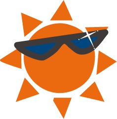 サングラス太陽