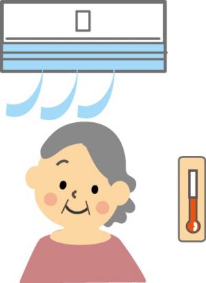 エアコンを適温にする