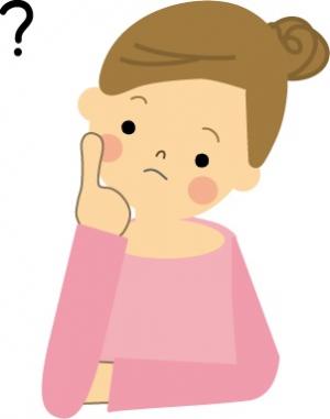 疑問を抱く女性