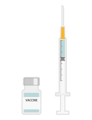 ワクチンと注射器