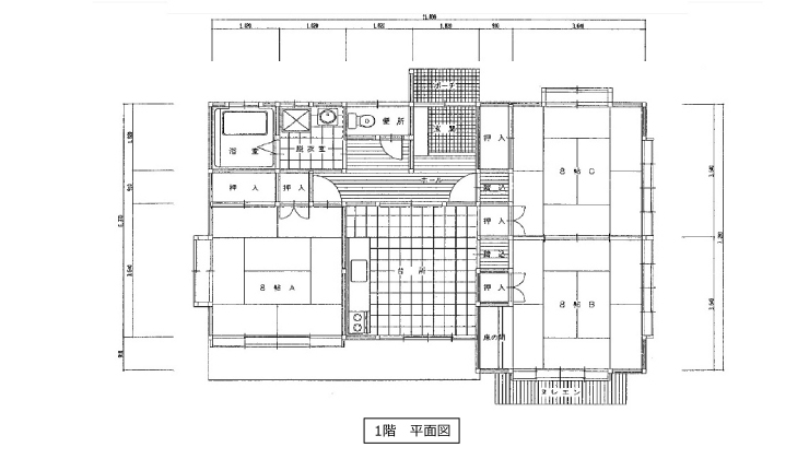 大平団地　平面図