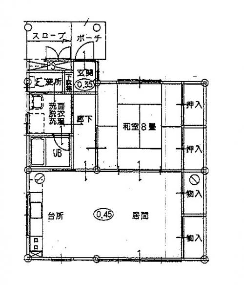 中の瀬団地 平面図