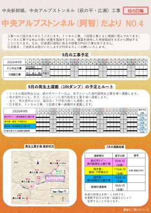 2026年8月阿智だより